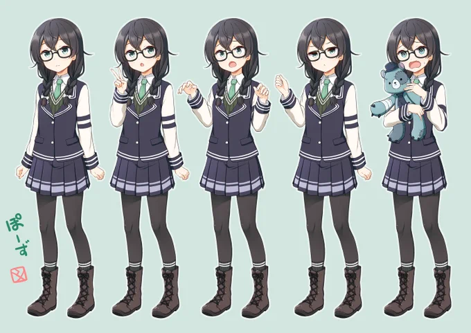 ポーズとかお洋服とか 