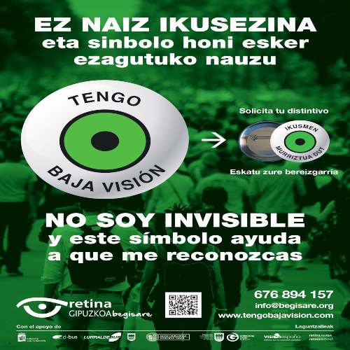 Los autobuses de Guipuzcoa arrancan visibilizando a la Baja Visión
Desde Acción Visión España, apoyamos esta iniciativa de la Asociación Retina Guipuzcoa Begisare 
¡Próxima parada, la Baja Visión!
#bajavision #concienciación #Sensibilización #SociedadInclusiva #teléfonodelojo