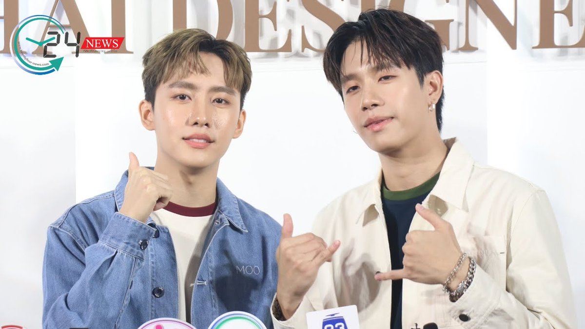 _24News_'s tweet photo. [Clip]พร้อม มาร์ค หลุดสปอยผลงานให้กัน แย้มซีรีส์คู่เริ่มถ่ายปีหน้า ยิ้มปลื้ม เพลงแฟนข้างเดียว ทะลุ5แสนวิว

Link YT>https://t.co/lt2oelP6as

#พร้อมมาร์ค #PromMark
#ShopeePromMark
#Shopee1010xThaiDesigner
#MSIWAT #prompayy https://t.co/4A5JmQX0kX
