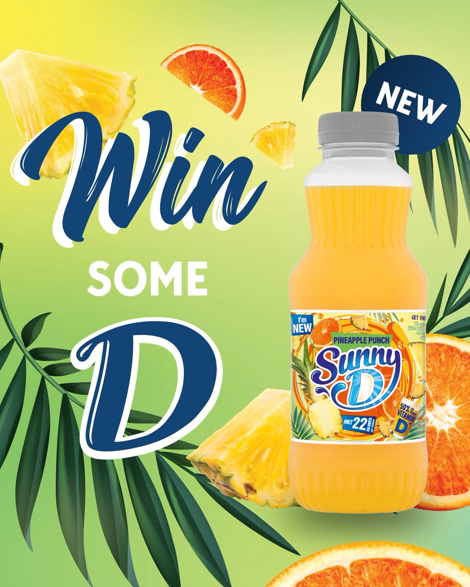 In need of some D? Head over to our Instagram or Facebook page  and follow the instructions and you could receive a free bottle of our new Pineapple Punch flavour!

#Newprodcut #win #enternow