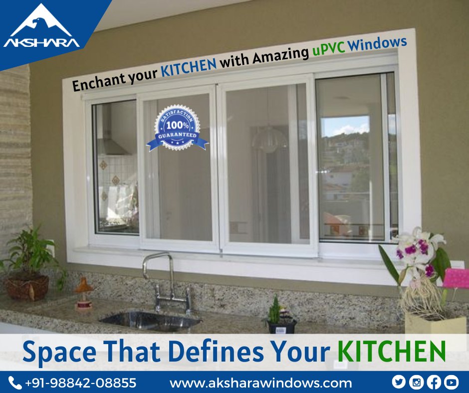 AksharaPolymers's tweet photo. Make your kitchen look stunning with Akshara's wide range of #uPVC windows and doors.
#AksharaWindows 
#ZeroMaintenance 
#uPVCWindows #Design 
#uPVC-India #uPVC-Chennai  
#ISOCertified #CorrosionResistant  
#EcoFriendly #Recyclable #DustProof 
#GermanTecnology #DesignerWindow https://t.co/sGPDhQlcvQ