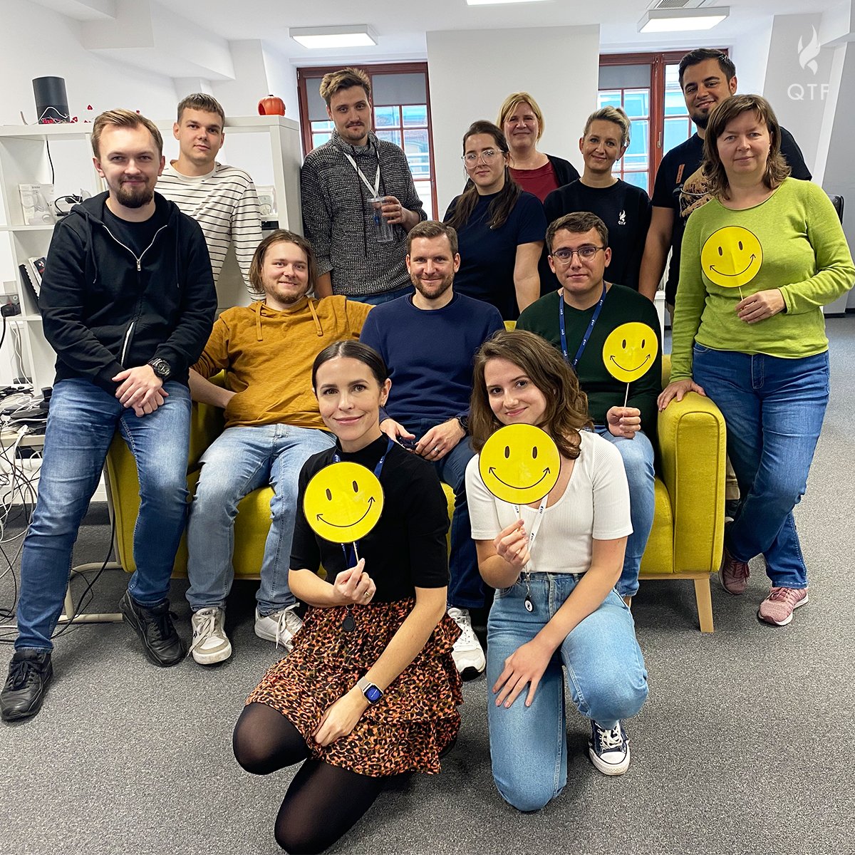 qtfcompany's tweet photo. 🎉😀Happy World Smile Day! 😀🎉

#QTF #QTFcompany #WorldSmileDay #QTFteam https://t.co/t2myZX22qX