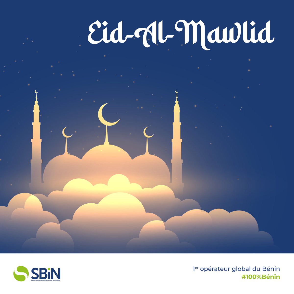 celtiisbj's tweet photo. #SBINSA souhaite une trĂšs bonne fĂȘte de l'Aid Al Mawlid Ă toute la communautĂ© musulmane du BĂ©nin #wasexo #Team229 https://t.co/EqEbl1b7WE