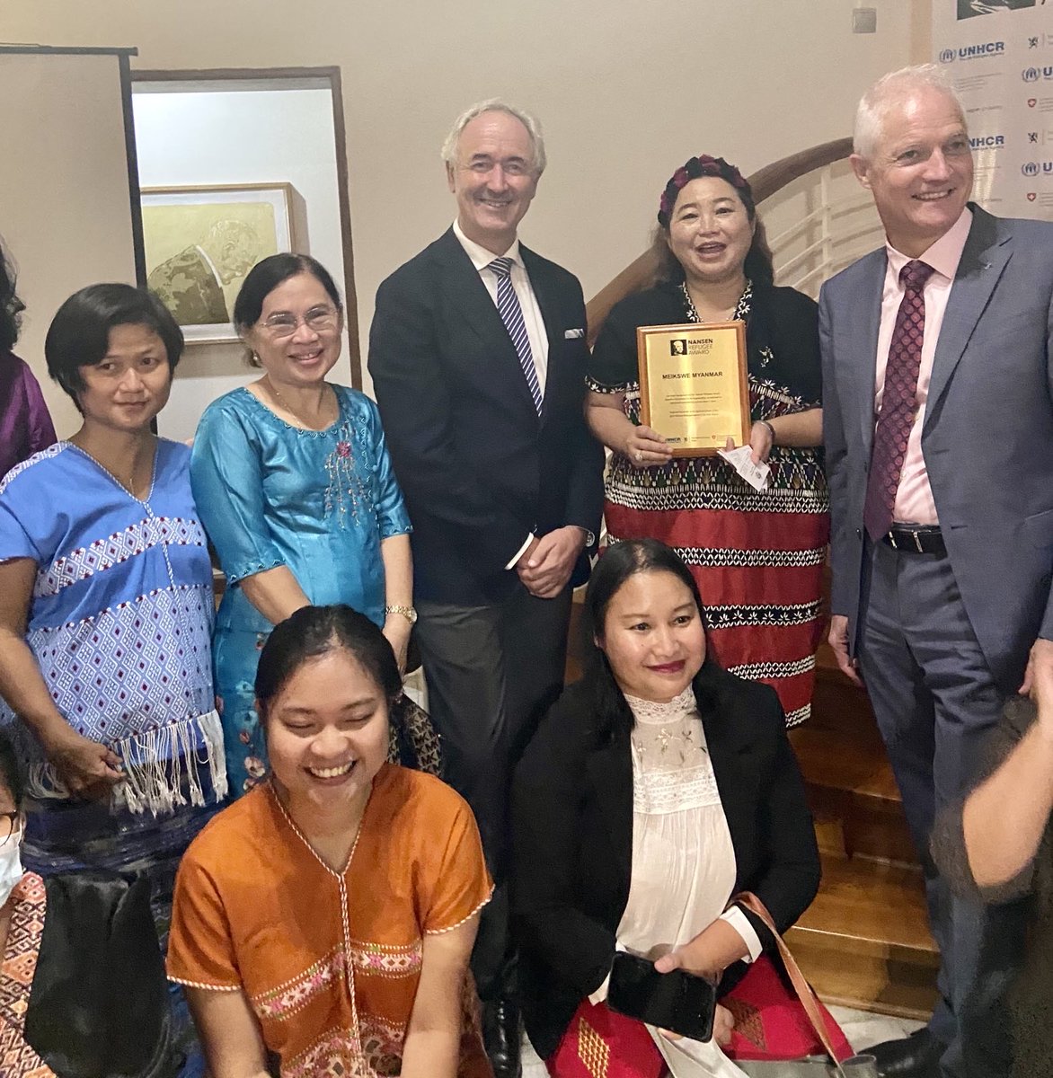 Elisabeth Schwabe-Hansen (@norwayinmyanmar) on Twitter photo Congratulations #MeiksweMyanmar, a winner of <a href="/Refugees/">UNHCR, the UN Refugee Agency</a> โs #NansenAward. ๐ฒ๐ฒ CSO deserves for its efforts in helping vulnerable groups incl people with HIV & #IDPs. ๐ณ๐ด was honored to present award at a local event with ๐จ๐ญ & <a href="/UNHCRMyanmar/">UNHCR Myanmar</a> Congratulations #MeiksweMyanmar, a winner of <a href="/Refugees/">UNHCR, the UN Refugee Agency</a> โs #NansenAward. ๐ฒ๐ฒ CSO deserves for its efforts in helping vulnerable groups incl people with HIV & #IDPs. ๐ณ๐ด was honored to present award at a local event with ๐จ๐ญ & <a href="/UNHCRMyanmar/">UNHCR Myanmar</a>