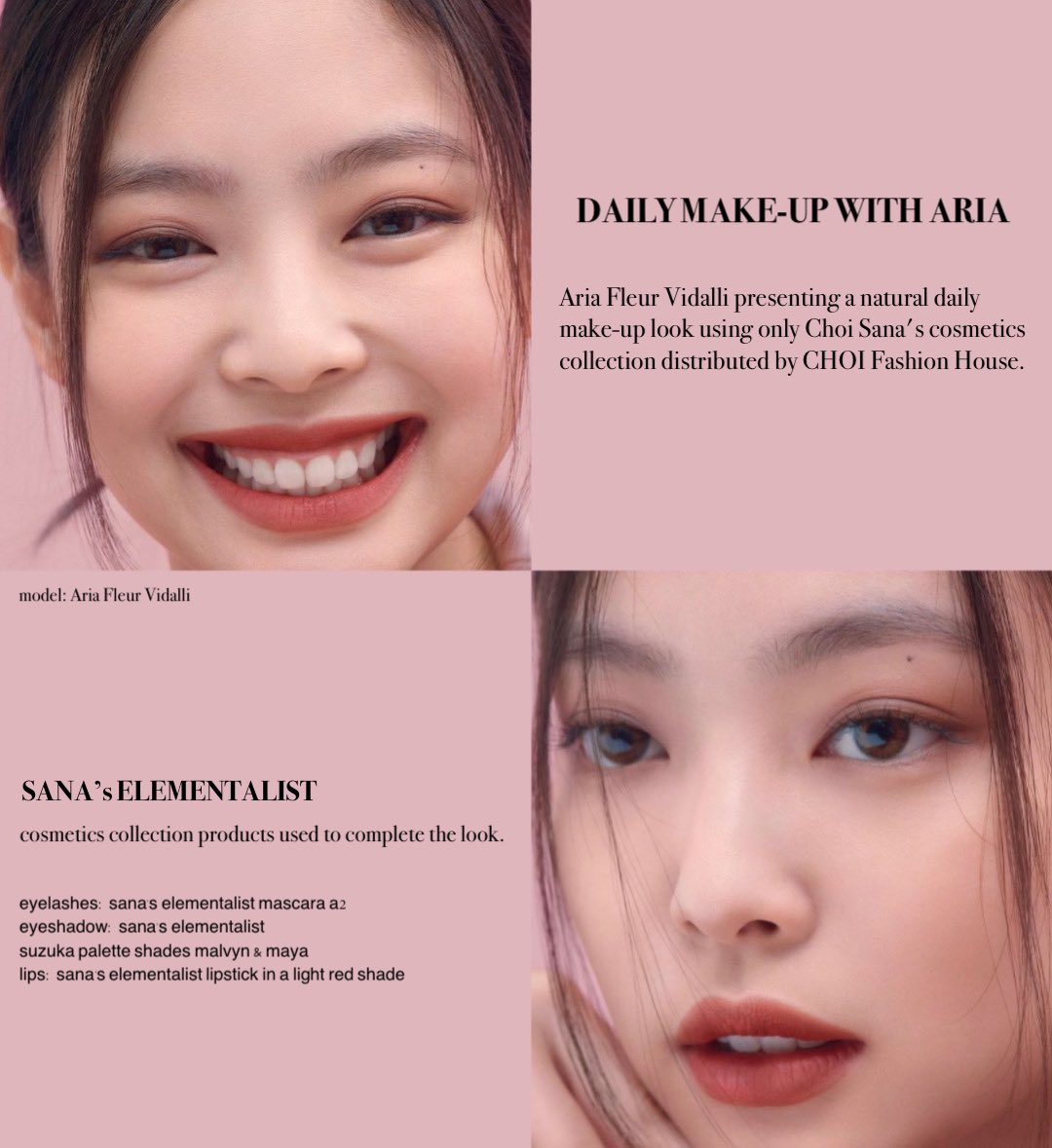 fleurvari's tweet image. daily make-up look with aria! 
#choi_exclusive