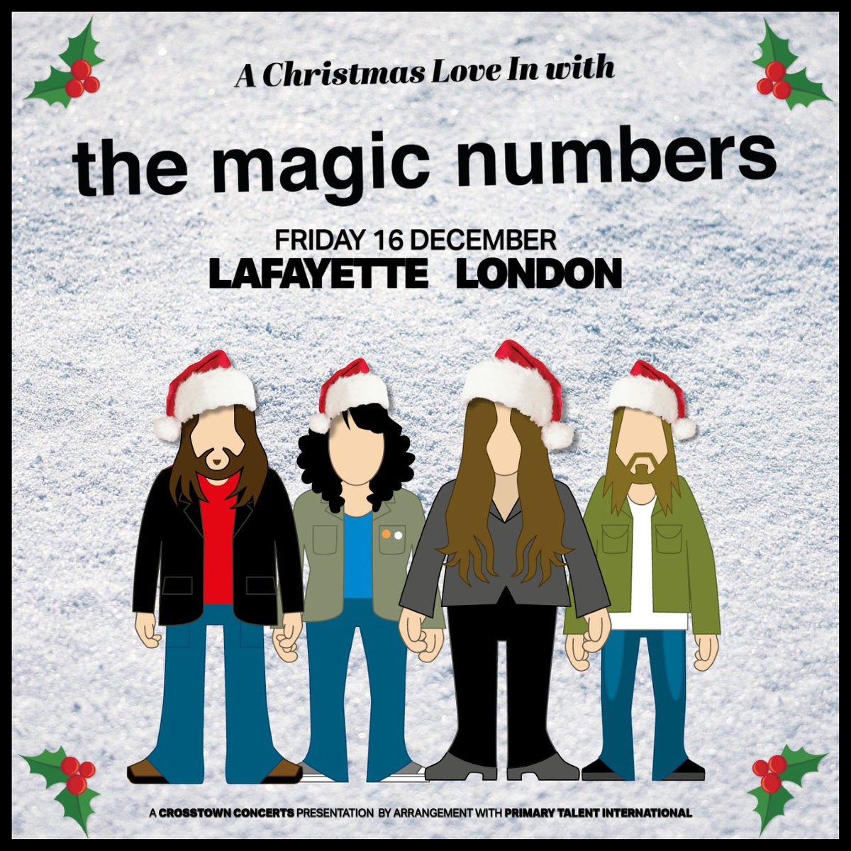 ⚡️🎄Christmas Show🎄⚡️ London, we are so looking forward to a little Christmas love in together at Lafayette. Here’s to a night to remember on the 16th December. Come join us 🎟👇 seetickets.com/event/the-magi…