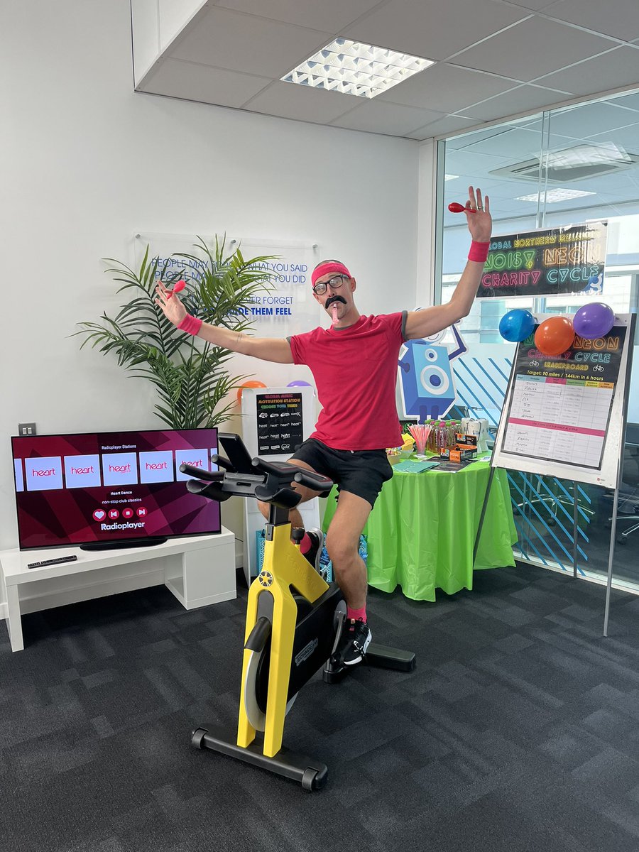 GlobalNIreland's tweet photo. Big thanks to @Better_NI for the loan of this brilliant bike and helping us raise money for small charities 

#makesomenoiseday 💙📣 👏 https://t.co/m2mB2dxGdi