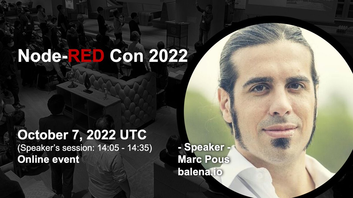 At 14:05 UTC we have @gy4nt talking about an OpenSource LAMP-like stack for the Internet of Things. #nrcon2022 #nodered youtu.be/Inf37X0_xxo