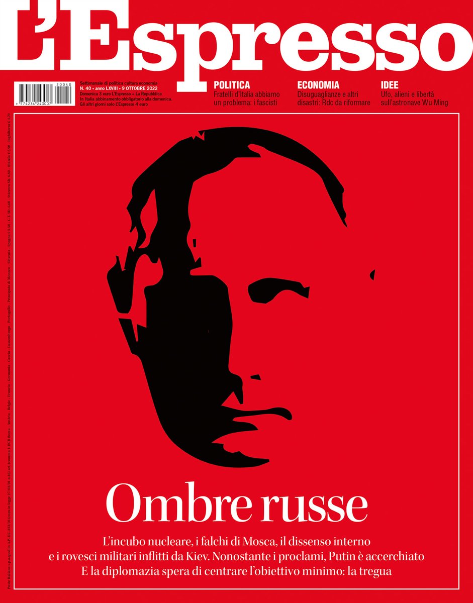 espressonline's tweet photo. Ombre russe: oggi in edicola il nuovo numero de L'Espresso

Leggi l'anteprima qui: https://t.co/s9q1o3PaYa https://t.co/UWzuiQQFff