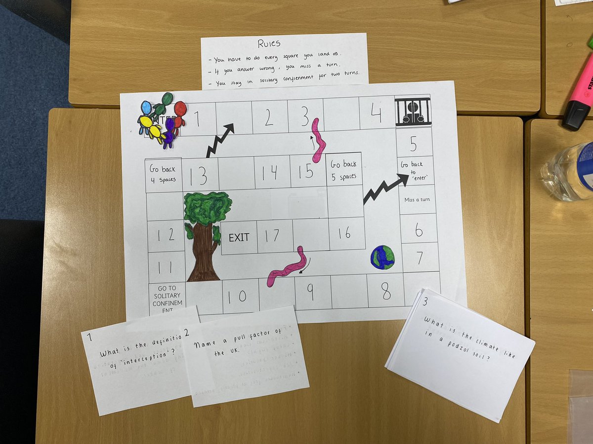 Higher Geography have been making board games to help with revision. Our class winner was soils &amp; ladders 🪱🪜 Some amazing work! 🌏📚 <a href="/ArmadaleAcademy/">Armadale Academy</a> <a href="/SocialArmadale/">Armadale Academy Social Subjects Department</a>