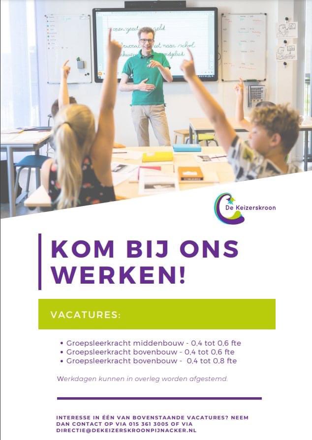 #vacatures #basisonderwijs