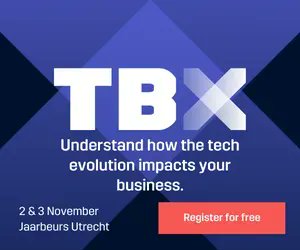 PeterJoostenOrg's tweet photo. Why is tech impacting your business, how should you prepare, and which tools requires this? Learn about the technologies and solutions of tomorrow at @TBXevent. Will we see you there too? Register now for free! https://t.co/u4AyNuBcp5 https://t.co/cExN94HjB4