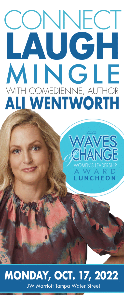 CONNECT. LAUGH. MINGLE... with Comedienne and Author Ali Wentworth at the Waves of Change Women's Leadership Award Luncheon
Hurry Tickets only be sold until Wednesday, Oct. 12 at 4 PM  thecentre.org
#WavesofChange #AliWentworth #Women #Leadership