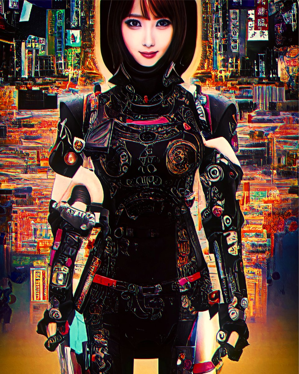 risugawa's tweet photo. Hi, it's Kira. 👩🏼🎤Are you all feeling well? Try not to catch a cold.
#aiart #aiartcommunity #stablediffusion #stablediffusionart #aiartwork #stablediffusionai #stablediffusionaiart
#stablediffusioncharacter
#cyber #scifi #cyberpunk #sciencefiction
#silkroadkunoichi
#discord https://t.co/HW1C4AeAsj