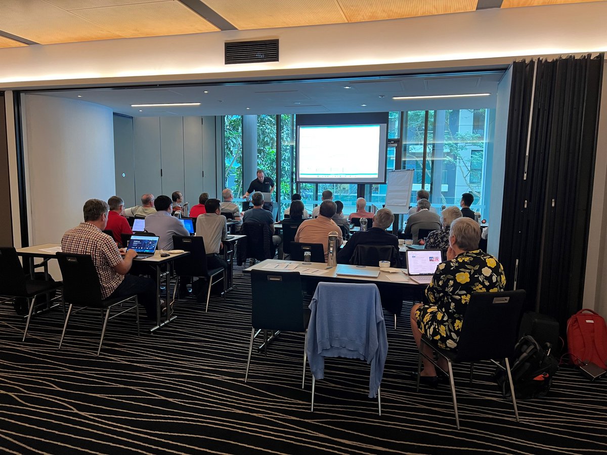 DataAccessEU's tweet photo. The #DataFlex Conference for the Asia Pacific region (DAPCON) was a success! 🔥 Bram and Vincent presented Docker and DataFlex Reports from the Hengelo office, so they started their day early in the morning! Good luck and have fun the upcoming training days in Brisbane Australia! https://t.co/dC0LVpKnxZ
