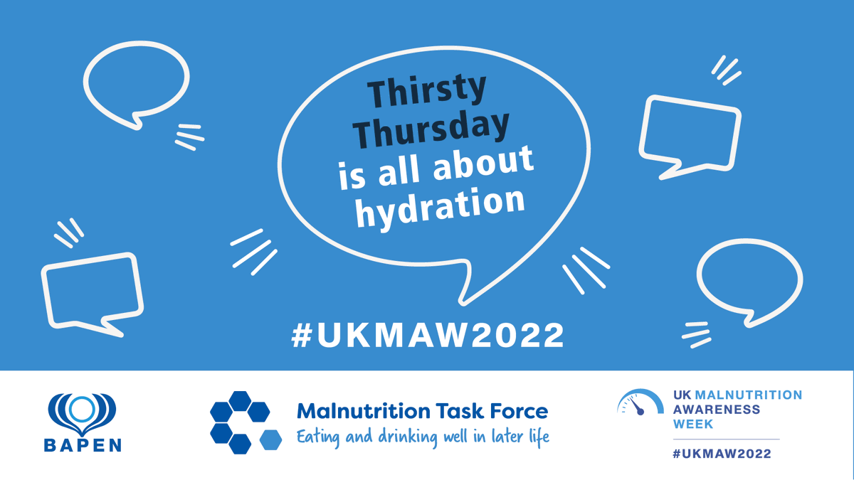 Older adults can be predisposed to dehydration esp if dependent on others for their care. It's important to consider individual preferences on top of nutritional and fluid content of the drinks - plain water is not the only way to hydrate. bit.ly/3CyomdW <a href="/BDA_olderpeople/">BDA Older People Specialist Group</a>