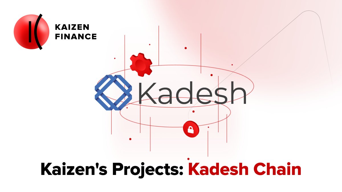 kaizen_finance's tweet photo. We are happy to share that @Kadeshchain, the world’s first blockchain-based notary services project, is set to take advantage of the Kaizen platform. 📢 🤯

We are proud to have more innovative projects utilizing Kaizen’s suite of expertly crafted tools and services. 💪 🚀 https://t.co/i67dI0TR1A
