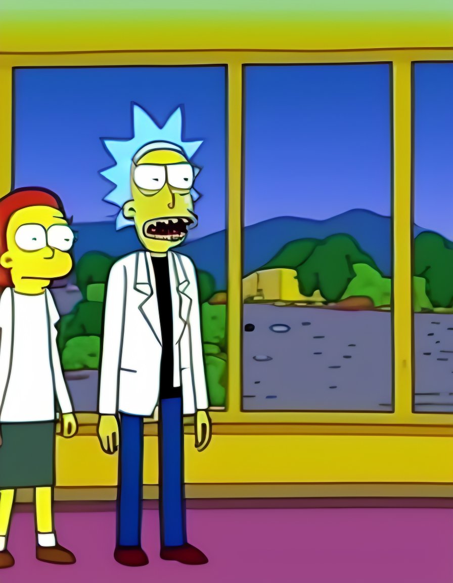 _RottingAway_'s tweet image. "rick and morty in simpsons"
#StableDiffusionDemo  #stablediffusionart #stablediffusiongui #nmkd