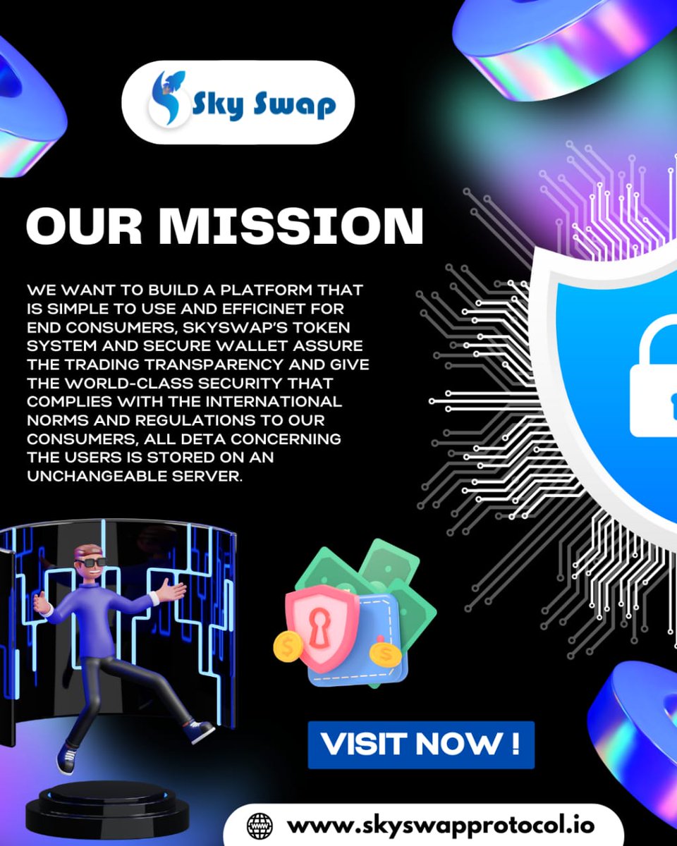 SkySwap's only goal is to revolutionize markets it operates in by making customer demands a priority and working hard to attract new customers. We want to build a platform that is easy to use &amp; efficient for end consumers. 

Visit us:-www.skyswapprotocol.io

#skyswap #blockchain