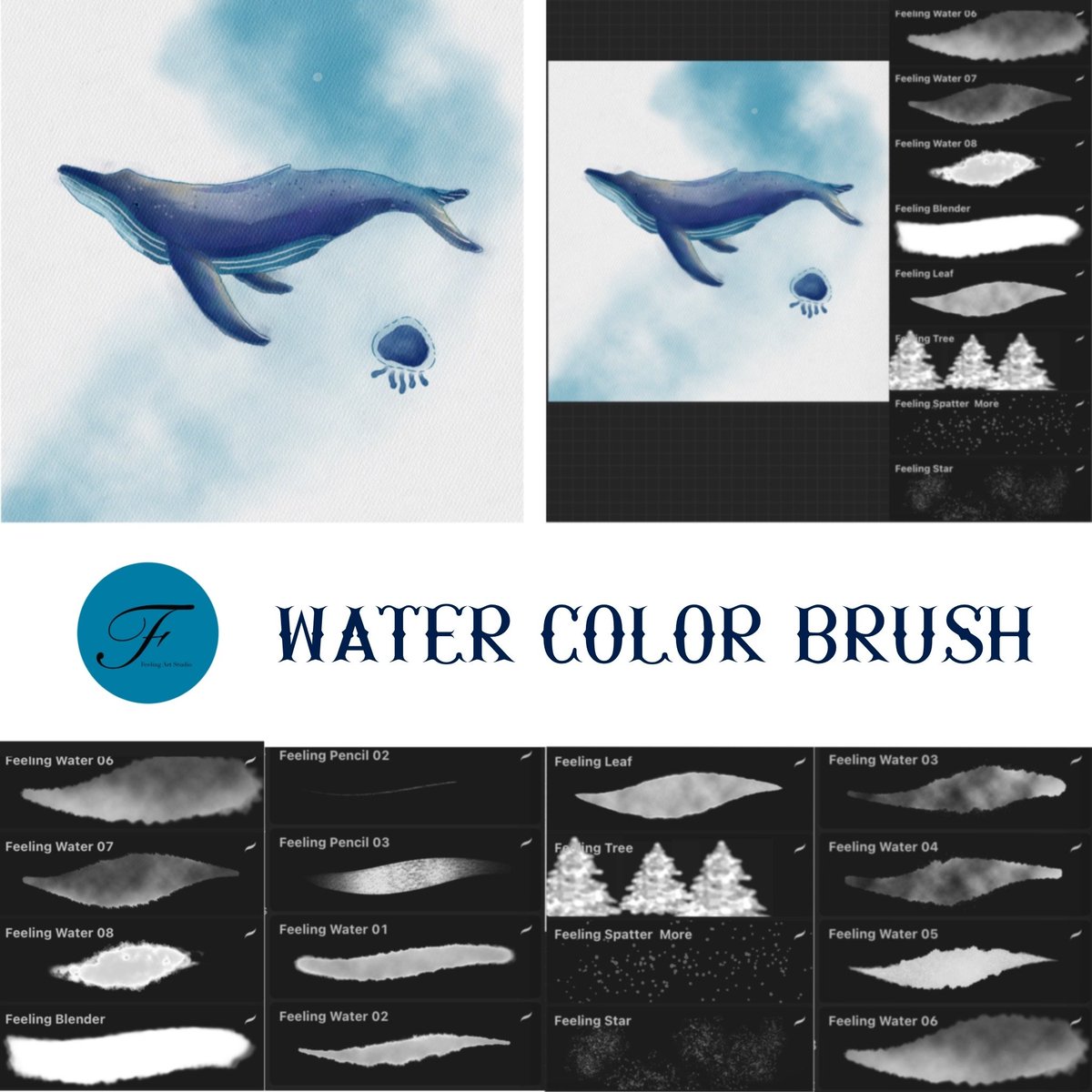 Maneenei1's tweet photo. จำหน่ายบรัชสีน้ำ procreate  และกระดาษ texture สีน้ำ 
มี 2  แบบให้เลือก 
1. Feeling water artist ราคา ใช้เอง 290 บาท ราคาเชิงพานิช 390 บาท + กระดาษ texture สีน้ำ (ฟรี) + อัพเดทบรัชฟรี
2. Feeling water student ราคา ใช้เอง 150 บาท ราคาเชิงพานิช 250 บาท ไม่ + กระดาษ , ไม่อัพเดทบรัช https://t.co/BkyfV1duYB