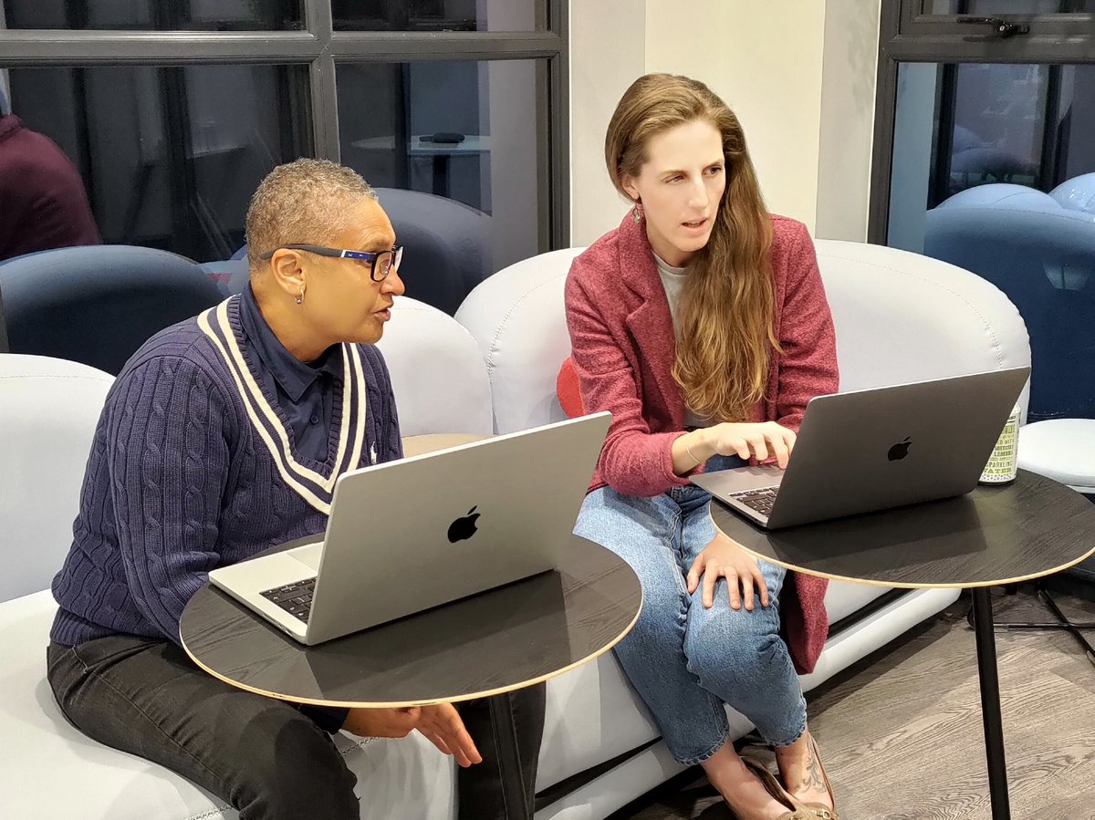 CodebarBrighton's tweet photo. We were back at @mpbcom on Tuesday and despite Covid, we got a great team of coaches and students together and had good fun #coding :) https://t.co/zQ3UcE2uPv