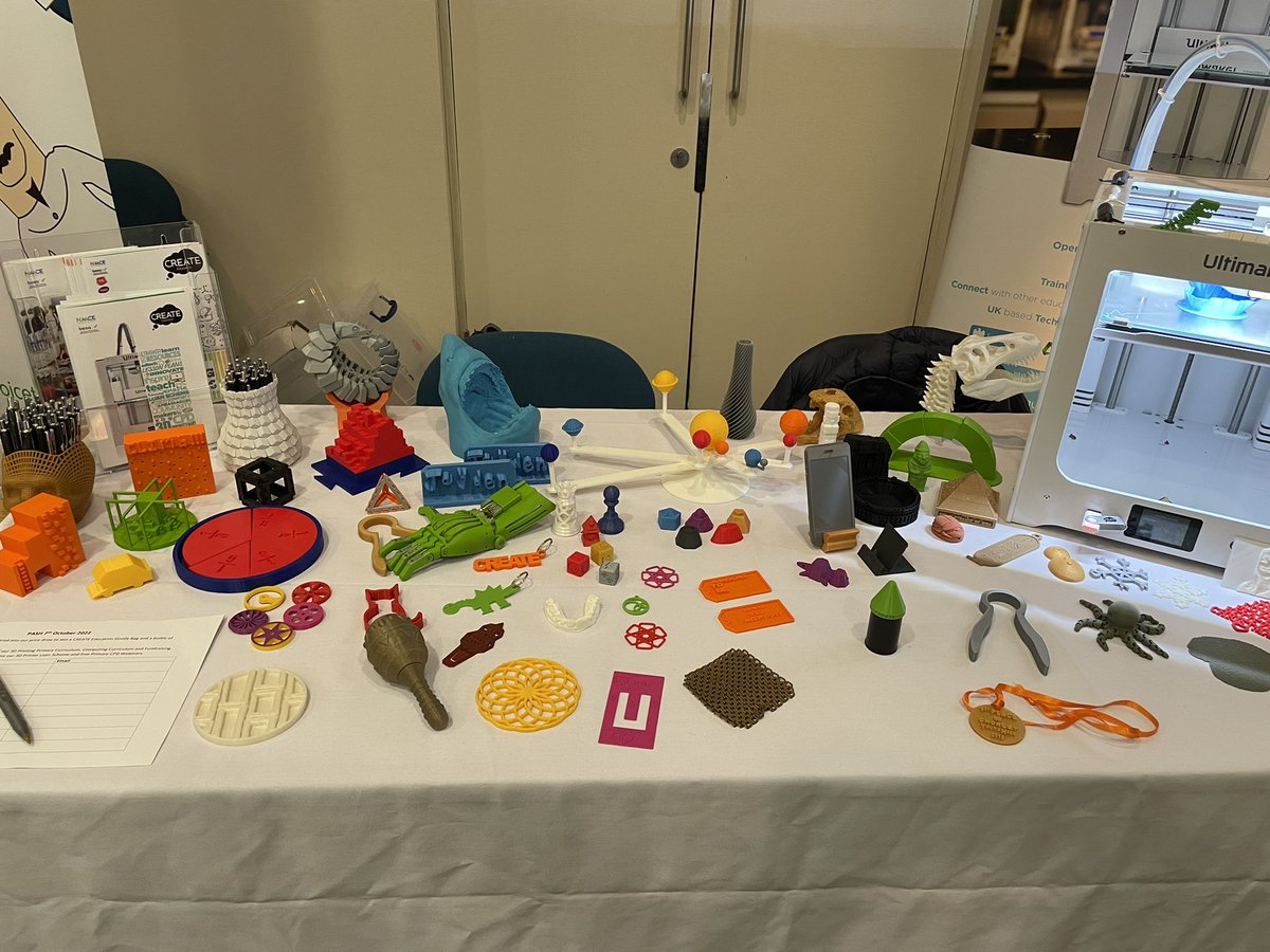Looking forward to showing how @3Dprinting can engage primary pupils across the curriculum with <a href="/CREATE_EDU_PROJ/">CREATE Education</a> at the St Helens Primary Headteachers meeting <a href="/ukedchat/">UKEdChat</a>