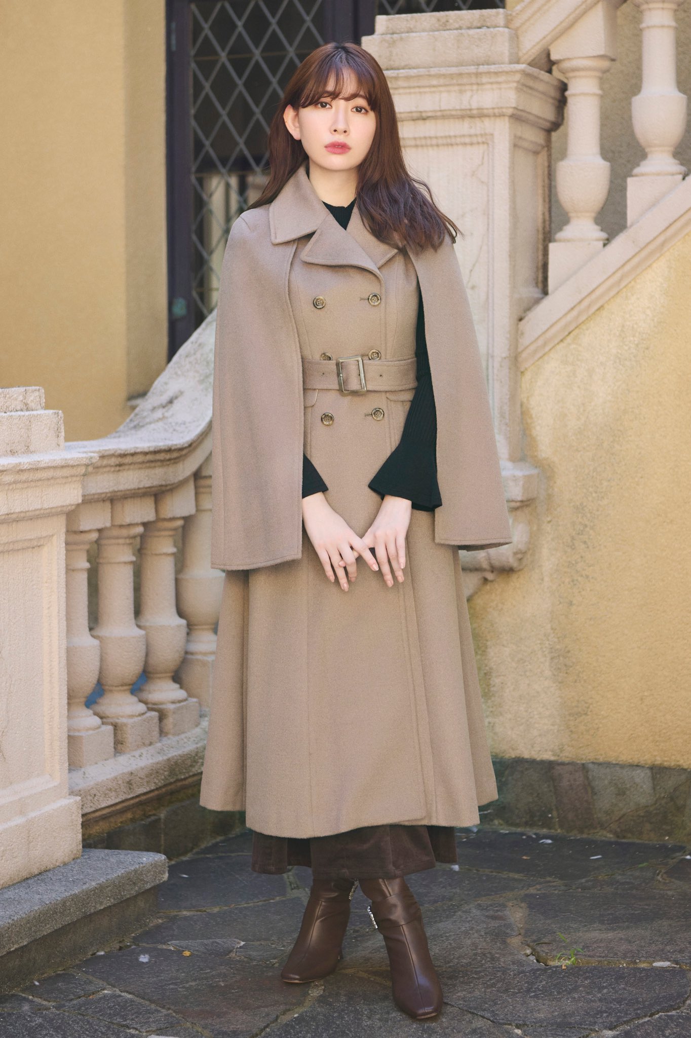 Mademoiselle 2Way Long Coat - ロングコート