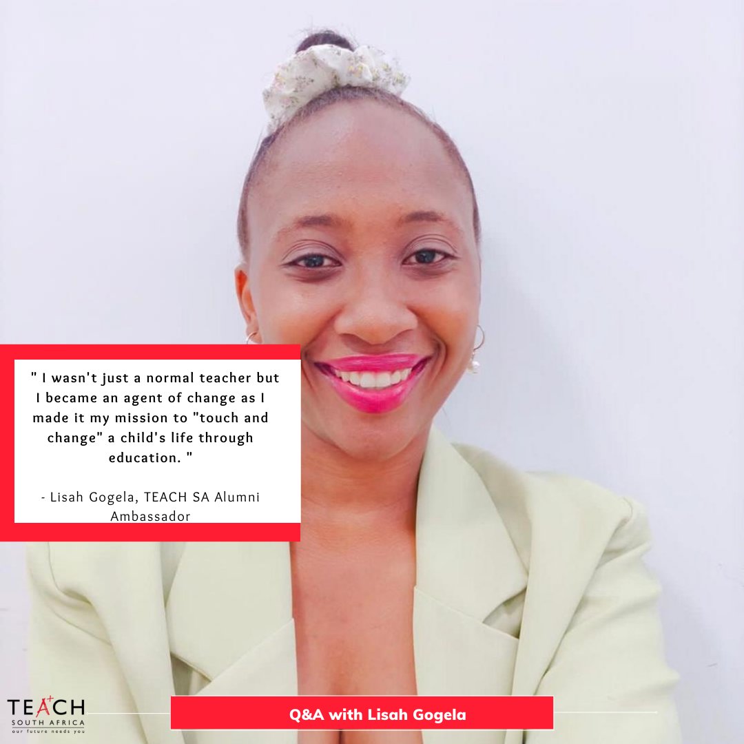 TEACH_SA's tweet photo. TEACH South Africa Alumni Ambassador Lisah Gogela shares the experiences she had as a TEACH SA Ambassador and also how her journey has been in teaching English abroad after her 2 year program with us!
#TEACHSA #OurFutureNeedsYou #Education #TeachingAbroad #TeachersDay2022 https://t.co/u5jS8TQw5O