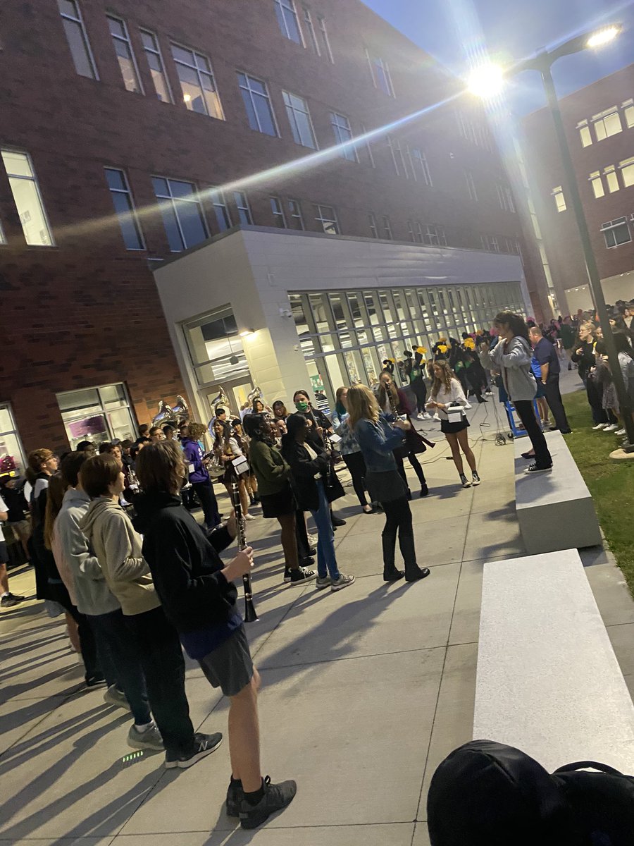 Such a fun way to kick off the day! See you at lunch for Freshman Friday!