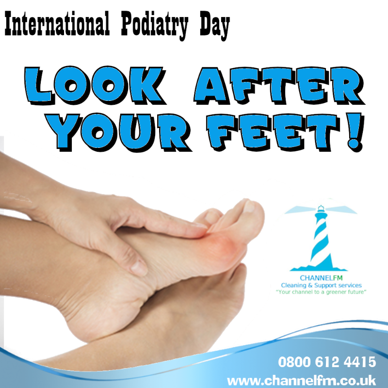 LtdCfm's tweet photo. Today is #InternationalPodiatryDay.
Our #CleaningOperatives and #SecurityOfficers spend a lot of time on their feet.
____
#EcoFriendly #Cleaning and Support Services in #Kent and #London:
☎️ 0800 612 4415
📧 info@channelfm.co.uk
#YourChannelToAGreenerFuture
#CommercialCleaning