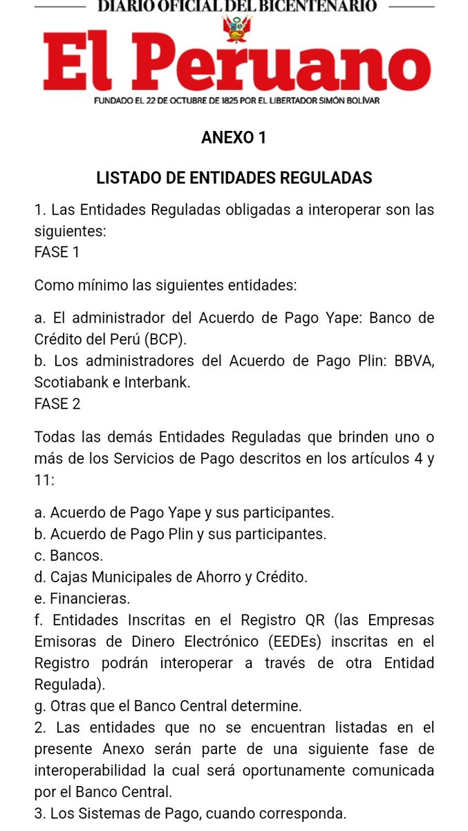 Desde el 31 de marzo del 2023 se podrán hacer transacciones entre las principales billeteras electrónicas: #Yape y #Plin. El @bcrpoficial publicó el reglamento que las obliga a operar entre ellas. Un gran avance para las transacciones digitales.