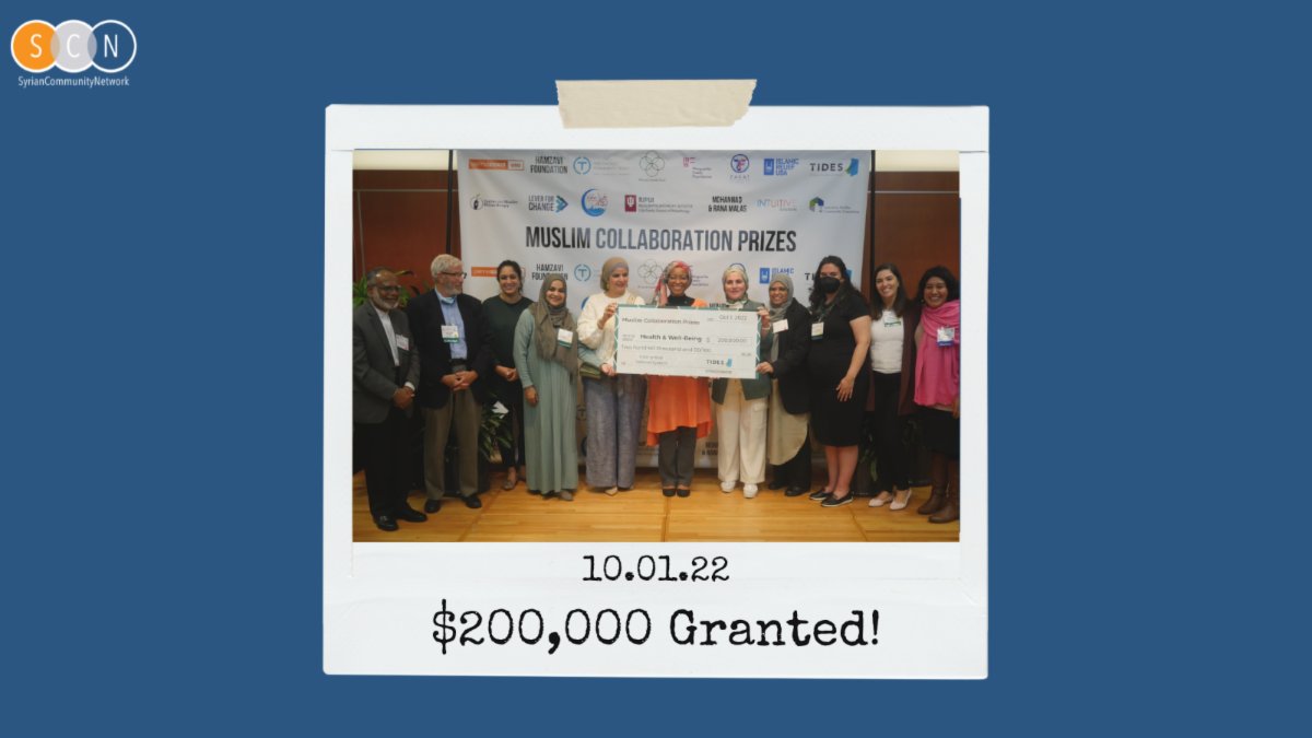 We are thrilled to have been presented a $200k grant to further our work with the Community Collaborative Initiative and the Muslim Collaboration Prizes and put the steps in to create a more equitable philanthropic space #CelebrateCCI
<a href="/MUHSENORG/">MUHSEN</a> | <a href="/IMANCENTRAL/">IMAN—Chicago + ATL</a> | <a href="/ICNA/">ICNA</a> | <a href="/AAFS_IL/">Arab American Family Services</a>