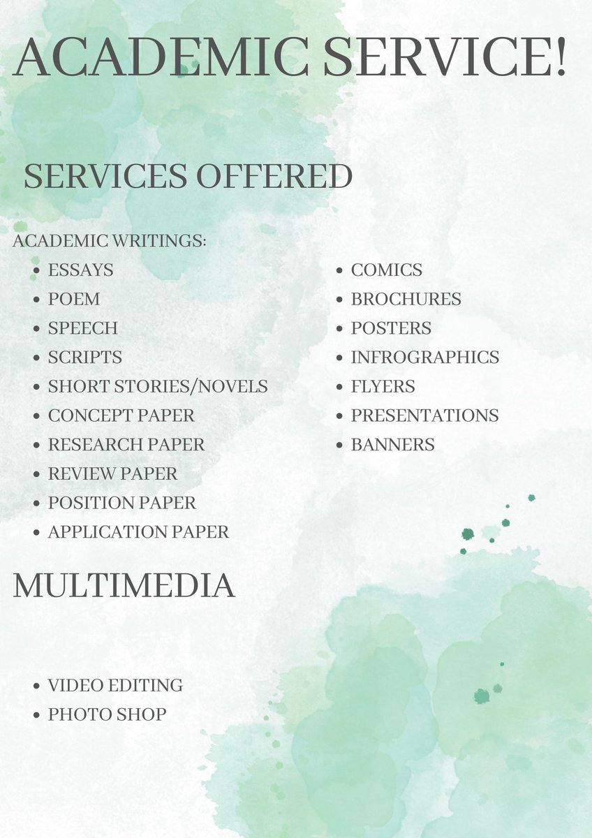 Ksnprems16's tweet photo. ✎ List of academic services: https://t.co/H0OVW10YoP