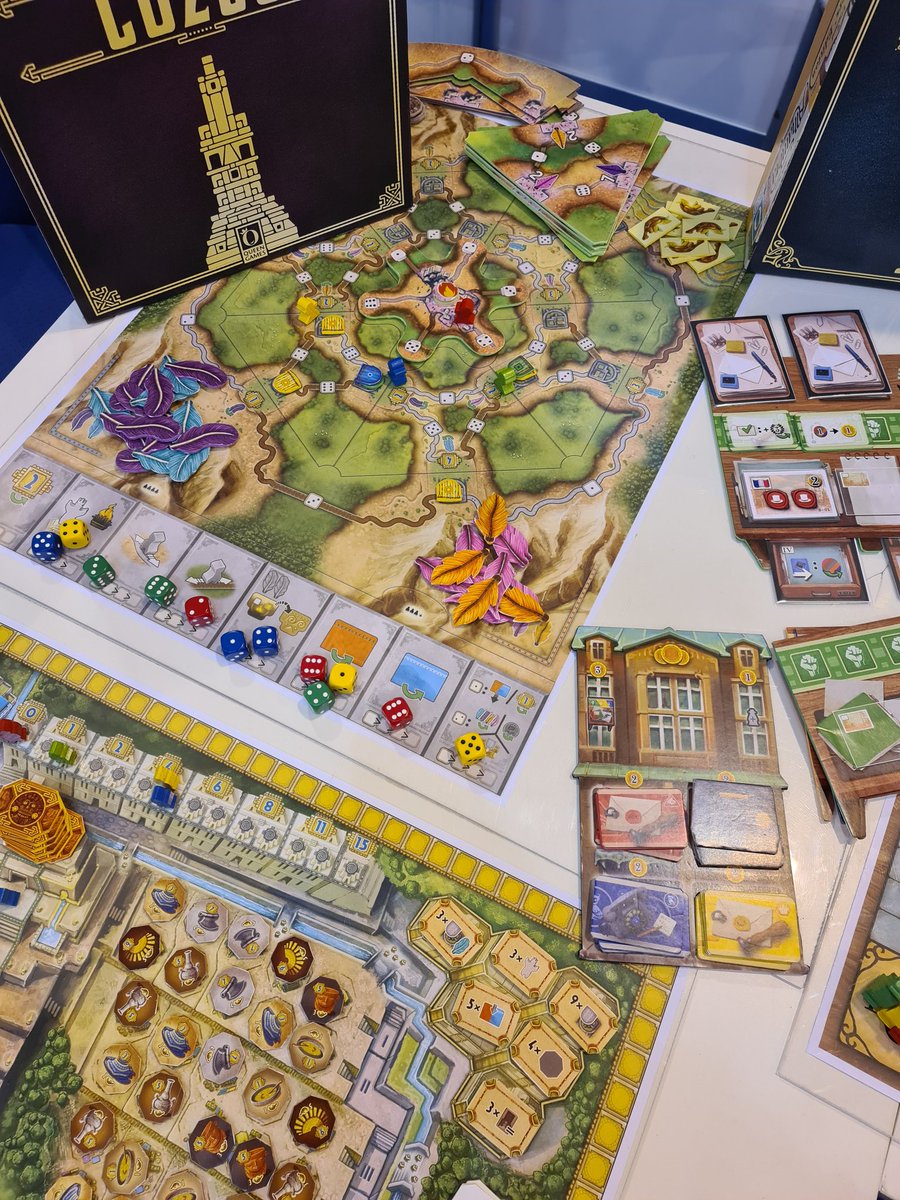 Die ersten Bilder der nächsten beiden Titel der Stefan-Feld-City-Collection: Nr 5 Vienna und Nr 6 Cuzco. Hinweis: Die Grafiken sind schon sehr weit, das Material hat noch Prototypen-Status. Sie liegen zum Anschauen am Stand von <a href="/real_QueenGames/">Queen Games</a> in Halle 3 M-118