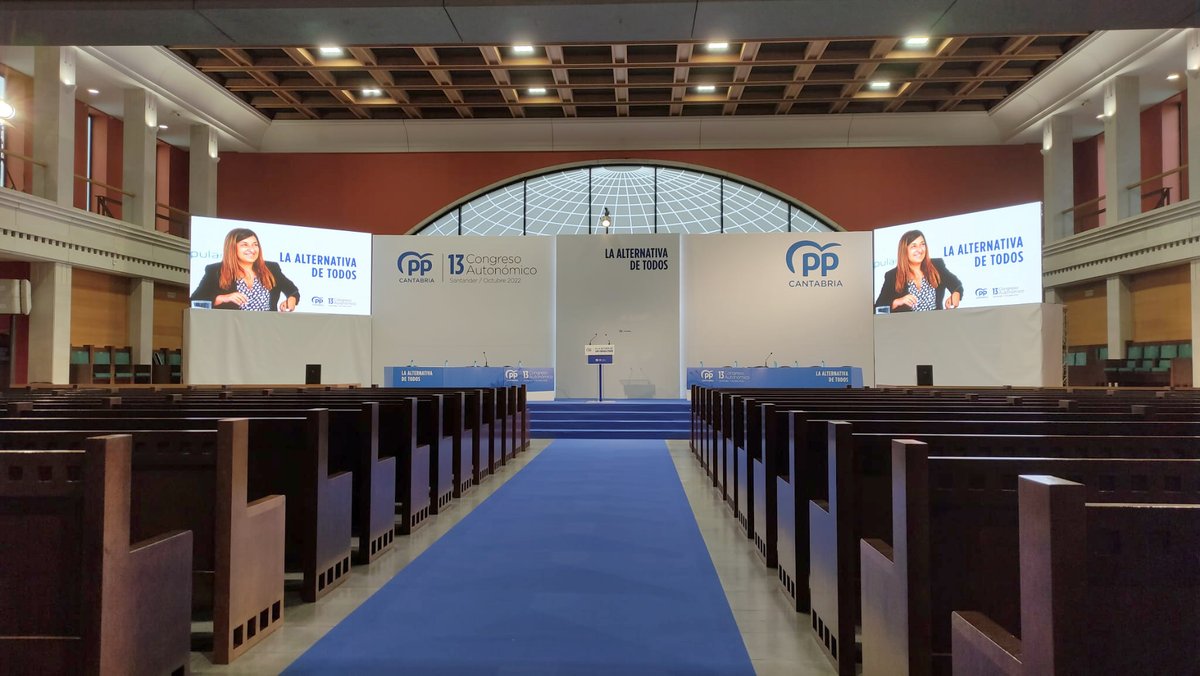 Todo preparado para el 13 Congreso Autonómico del PP de Cantabria 💪

#ppcantabria #LaAlternativaDeTodos