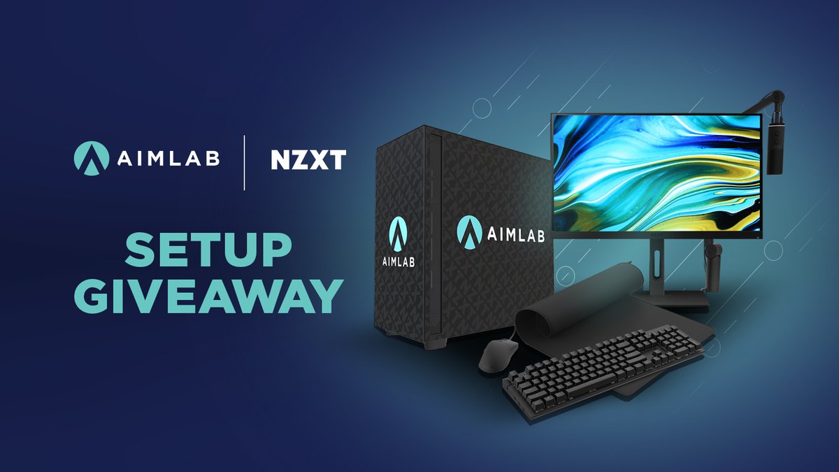 NZXT's tweet image. We're celebrating the new @AimLab NZXT task level featuring our new Canvas FHD monitor by giving away a one-of-a-kind PC setup worth over $3,000!

🎯 Retweet and click the link for your chance to win: nzxt.co/aimlab #NZXTAimLab