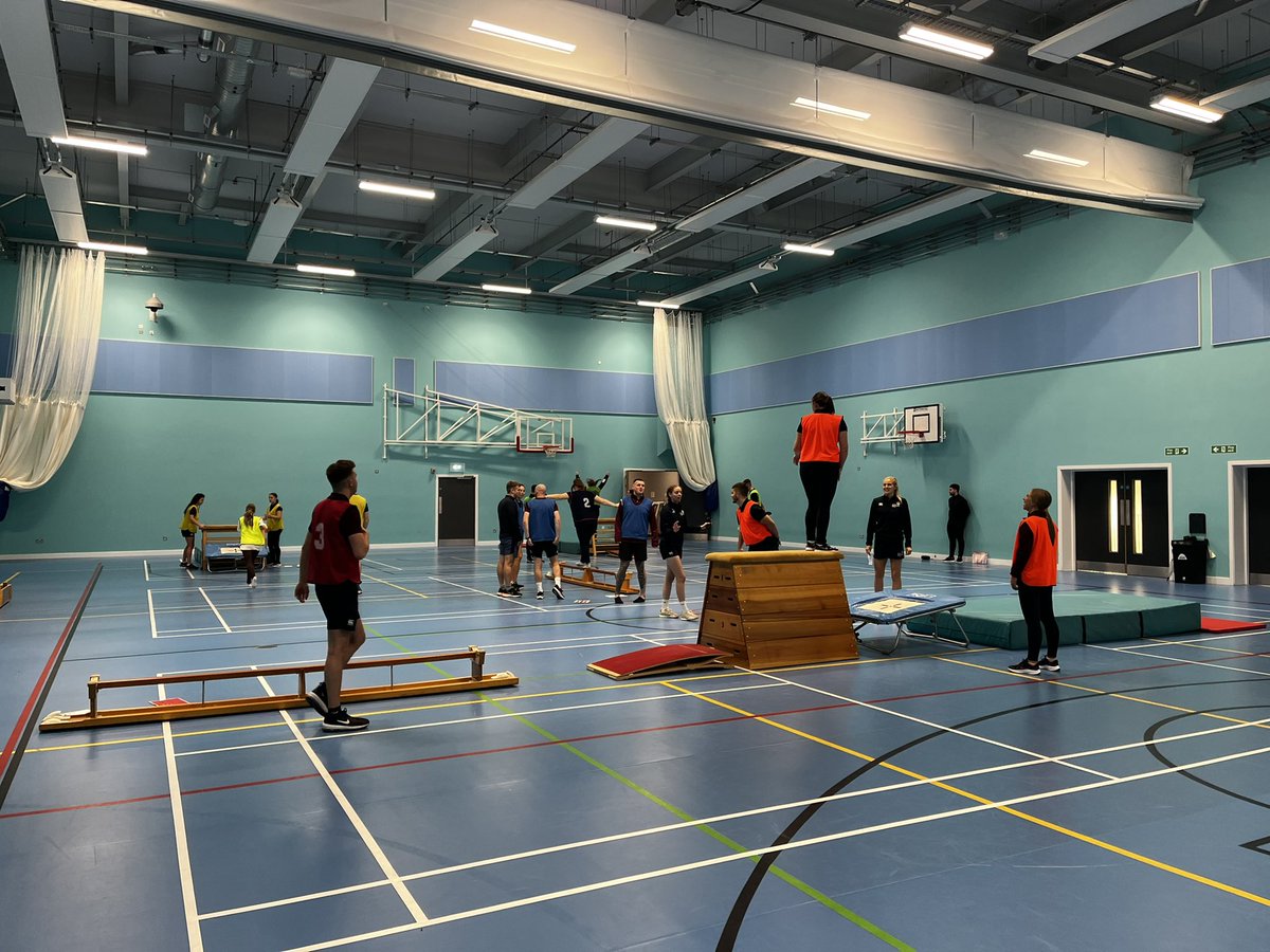CaraLambPE's tweet photo. #StrathPGDE Team PE did not disappoint with their micro teaching this week. I gave them a theme and they came back with mega creativity in their gymnastics lessons…. All whilst facilitating learning in all 4 domains through the cooperative learning morning. Super impressive! 🤸🏽♀️ https://t.co/IO2aCi0S1J