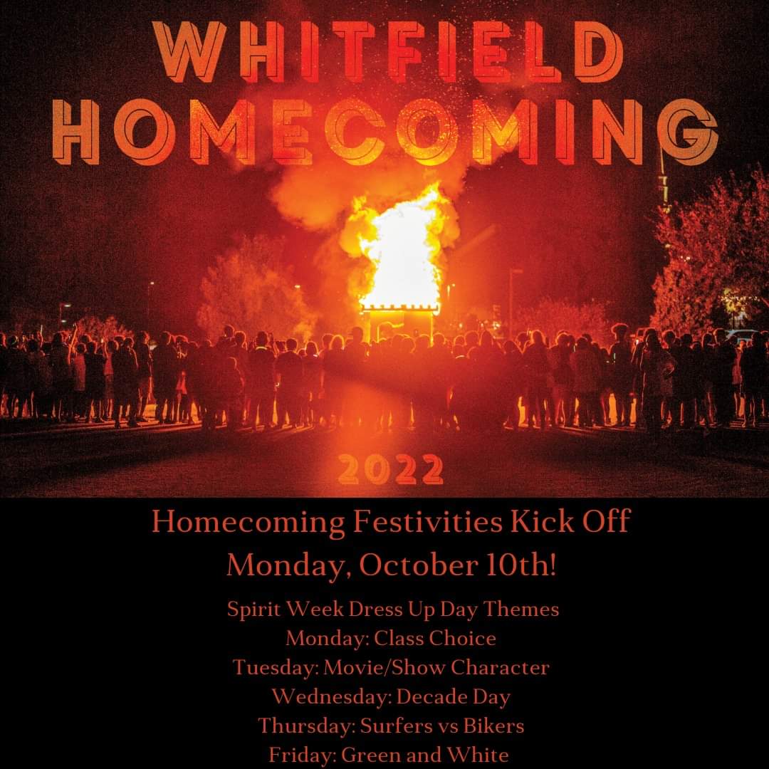 Students kick off Homecoming festivities on Monday with Spirit Week!