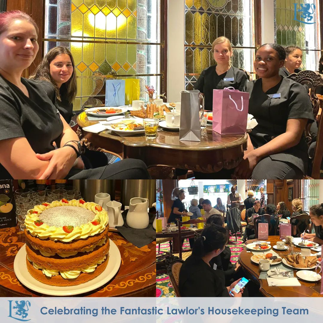 This morning we celebrated the wonderful Housekeeping Team at Lawlor's 😊 
Every day the Housekeeping team go above and beyond to ensure the hotel is looking it's best and that our customers can enjoy their stay in comfort. 😃 

#Lawlors #LawlorsHotel #NaasHotel  #HouseKeeping