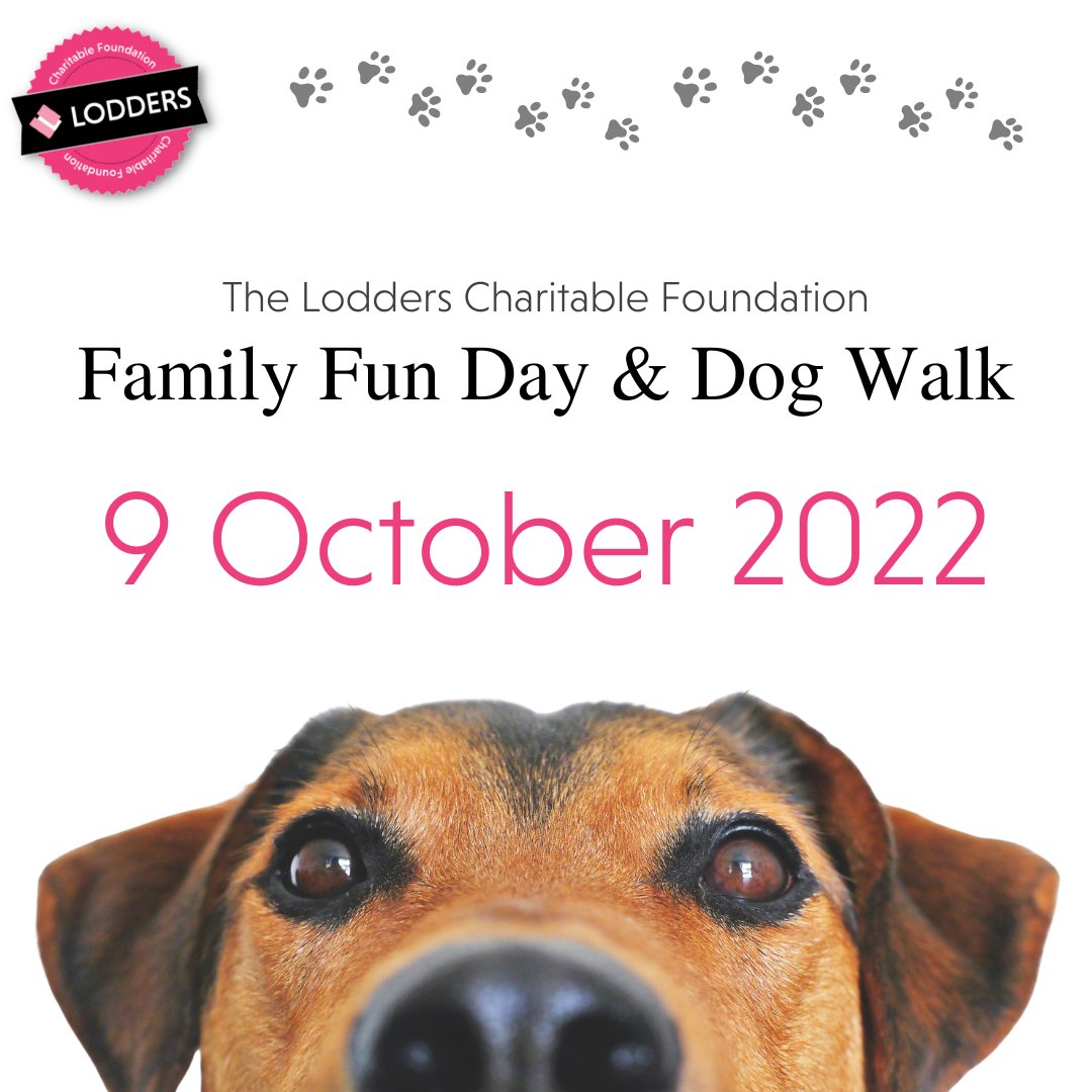 Don't miss out! Our annual dog walk is this Sunday from 10am, be sure to drop by Lodders Barn, Whitley, Edge Lane, Henley in Arden, B95 5DT to support the Lodders Charitable Foundation.

Learn more about the day here: lodders.co.uk/family-fun-day…