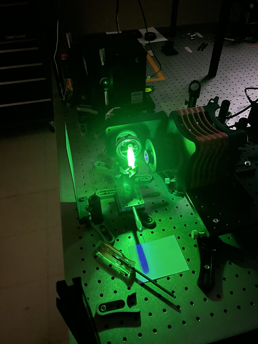 Making (and measuring) #glowythings for the first time in the Feldmann Lab! Happy #FluorescenceFriday!