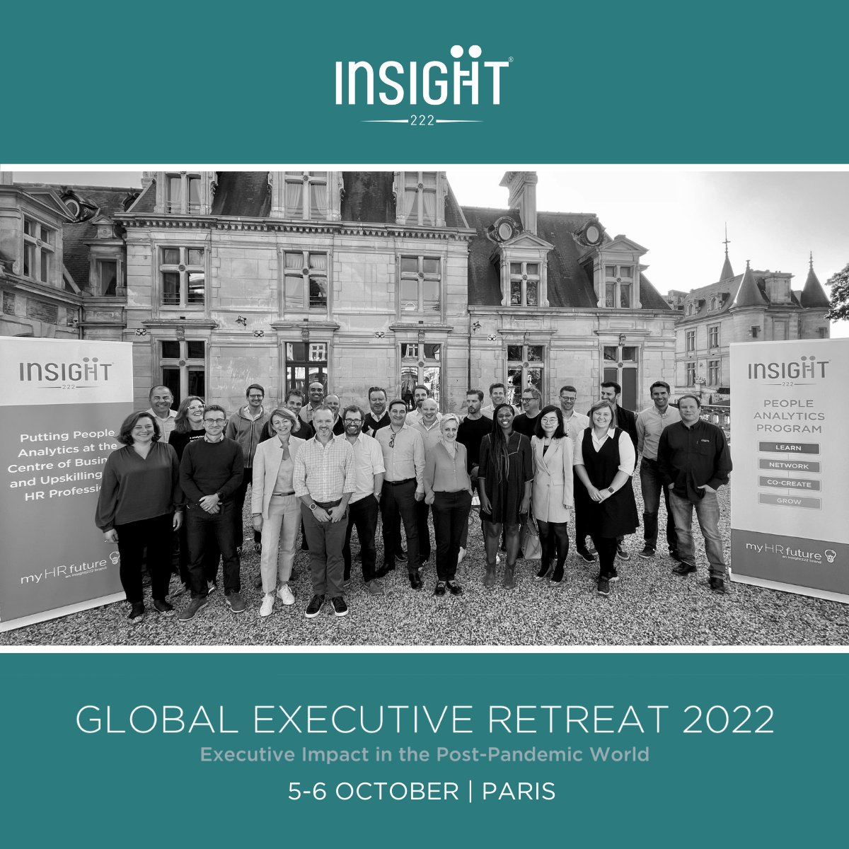 Our #Insight222 #GlobalExecutiveRetreat 2022 Paris was a huge success. Thank you to all who attended & our speakers @RobCrossNetwork & Diane Gherson. If you'd like to learn more about our Insight222 Program and the GER, visit insight222.com/what-we-do-pro… #PeopleAnalytics #HRevent