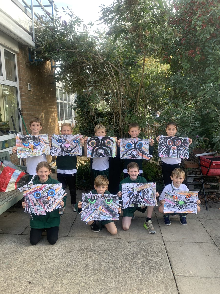 A fantastic art project using many different mediums. The children have worked so hard and produced amazing finished pieces. #year5art