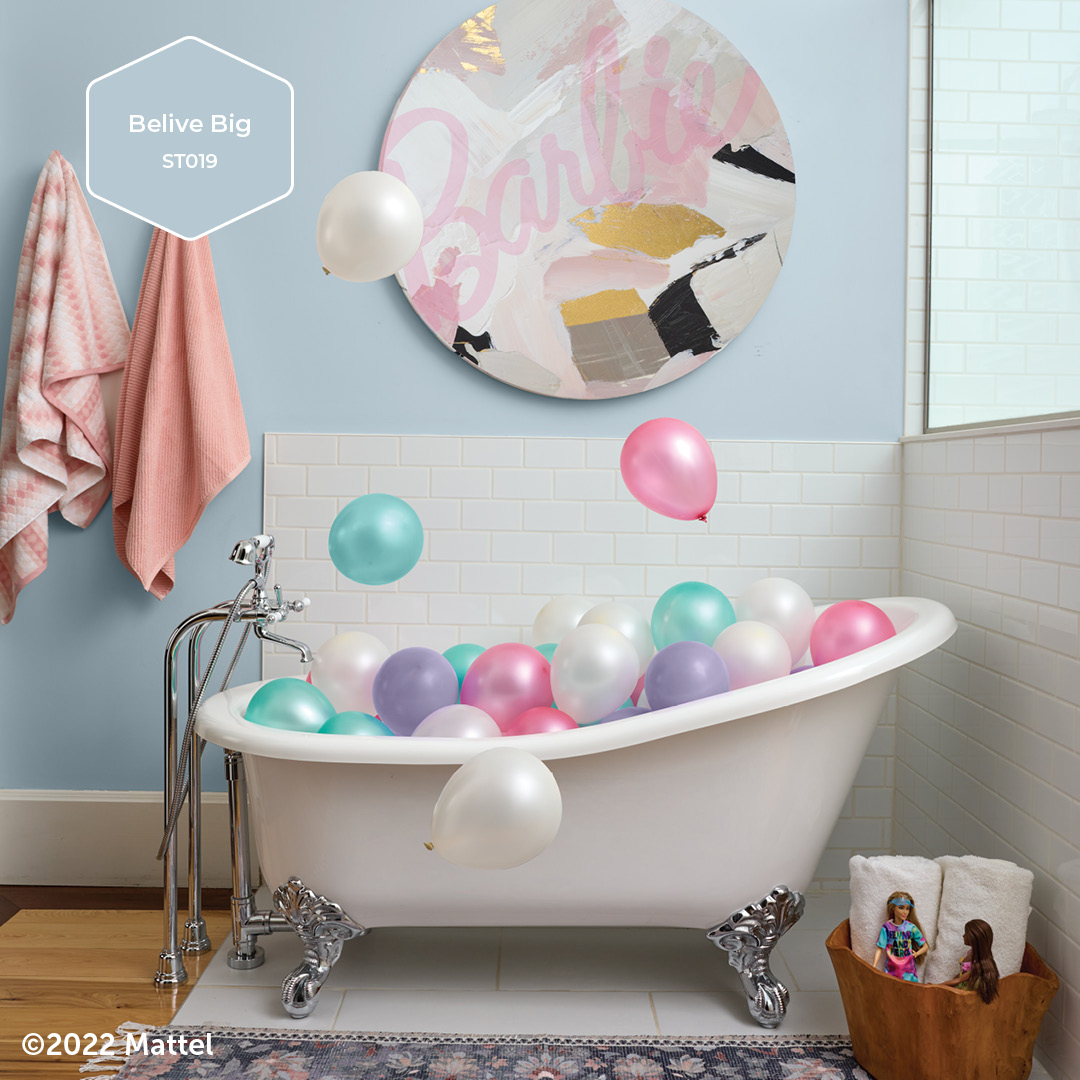 pollockshh's tweet image. Treat yourself to a bathroom redo with "Belive Big" and the BeautiTone™ Barbie™ Dreamhouse™ Colour Collection. 

pollockshomehardware.ca/beautitone-bar…

#diy #diyhomedecor #diyprojects #interiordesign #torontodesign #torontodecor #roncesvalles #roncy #roncesvallesvillage