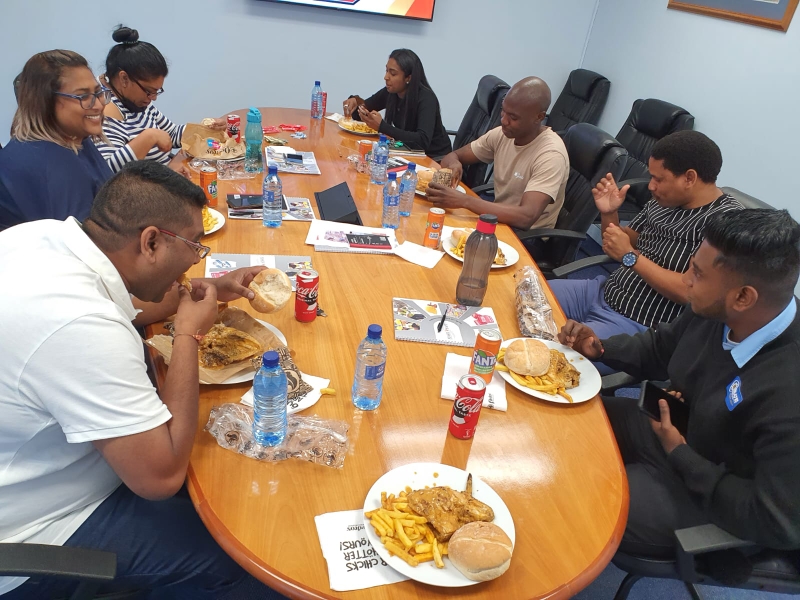 MAKROSAFE's tweet photo. Well done to Blue Light Monitoring and Armed Response for completing your Health and Safety Representative Course this week. Offcourse the Session was concluded with a Feast.
Thank you for your commitment in Serving our Purpose.
Kudos to our Facilitator - Nevill Parmesar.
#SheRep https://t.co/o3YxV9DzUg
