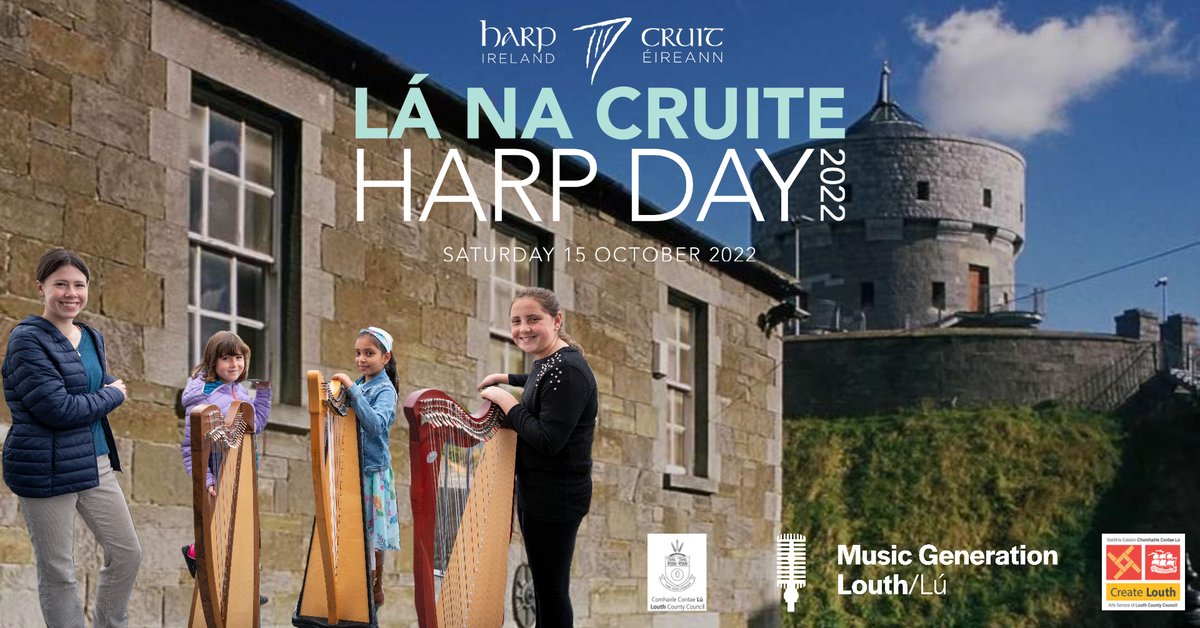 MusicGenerationLouth (@mglouth) on Twitter photo Join our Drogheda pupils on #HarpDay2022 15 Oct from 11am-1pm for a celebration of the harp!
Come along to <a href="/DMillmount/">Drogheda Museum Millmount</a> as they share their love of the harp and play beautiful melodies and arrangements.
Curious to try? Why not learn how to play a few notes while you’re there! Join our Drogheda pupils on #HarpDay2022 15 Oct from 11am-1pm for a celebration of the harp!
Come along to <a href="/DMillmount/">Drogheda Museum Millmount</a> as they share their love of the harp and play beautiful melodies and arrangements.
Curious to try? Why not learn how to play a few notes while you’re there!