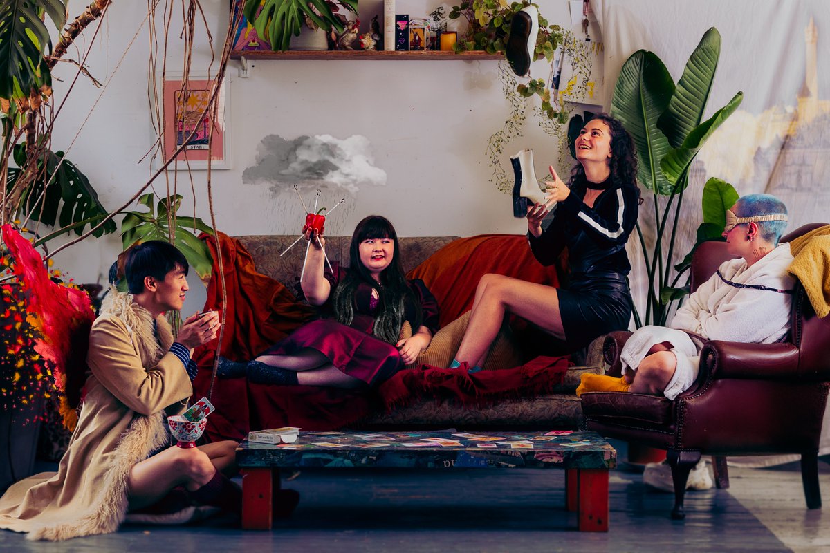 Next week <a href="/findme_fool/">Find me, Fool</a> brings its queer tarot magic to Hackney! A promenade piece, the show takes us on a journey through a queer home with music, movement, poetry &amp; more.

After supporting their R&amp;D, we can't wait to see the show it's become. 🎟️ bit.ly/3CBr8if 🎟️