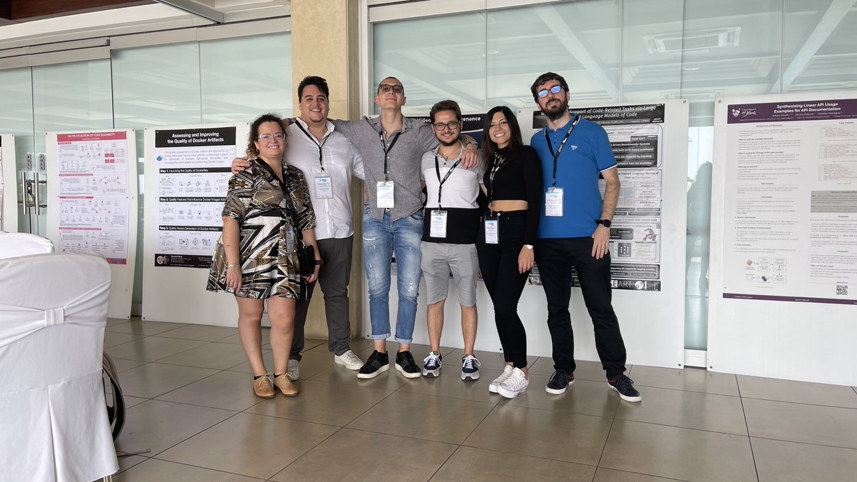 Emanuele Iannone (@emanueleiannon3) on Twitter photo What a wonderful experience: my first in-person conference! Meeting new people sharing your interests was so cool! <a href="/IEEEICSME/">IEEE ICSME 2025</a>
Thanks to <a href="/fabiopalomba3/">Fabio Palomba</a> for advising me and to all <a href="/SeSa_Lab/">SeSa Lab</a> friends ❤️ <a href="/ManuelDeStefan0/">Manuel De Stefano</a> <a href="/StefanoLambiase/">Stefano Lambiase</a> <a href="/GiammariaGiord1/">Giammaria Giordano</a> @dardin88 <a href="/FabianoPecorel1/">Fabiano Pecorelli</a> What a wonderful experience: my first in-person conference! Meeting new people sharing your interests was so cool! <a href="/IEEEICSME/">IEEE ICSME 2025</a>
Thanks to <a href="/fabiopalomba3/">Fabio Palomba</a> for advising me and to all <a href="/SeSa_Lab/">SeSa Lab</a> friends ❤️ <a href="/ManuelDeStefan0/">Manuel De Stefano</a> <a href="/StefanoLambiase/">Stefano Lambiase</a> <a href="/GiammariaGiord1/">Giammaria Giordano</a> @dardin88 <a href="/FabianoPecorel1/">Fabiano Pecorelli</a>