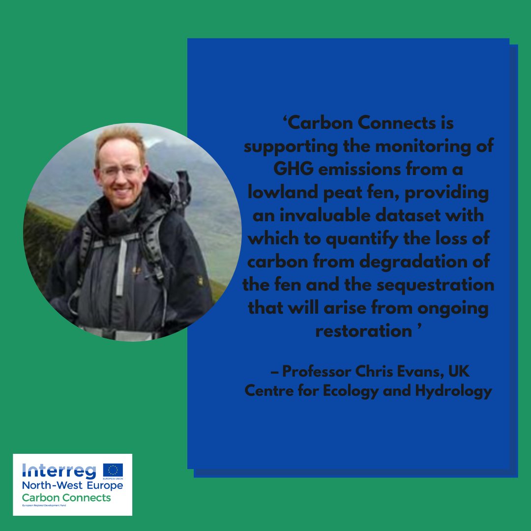 Below, a quote from Professor Evans on Carbon Connects. 

#peatlands #peatlandsmatter #cconnects #InterregNWE #wetlandsconservation #carbonsequestration #testimonial5