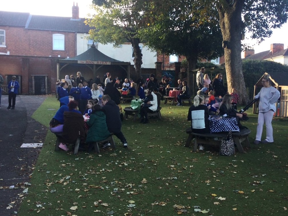 StAndrewsCEPri's tweet photo. Our coffee morning today, for @macmillancancer, has so far raised an incredible £562.76! Thank you to our amazing families, children and local community for their generosity. The remainder of the cakes will be sold at the end of the day! @BenArnell https://t.co/fdMG4jApUc